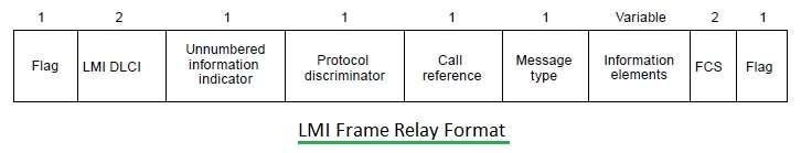 LMI frame relay format