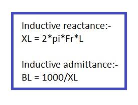 inductive reactance calculator formula