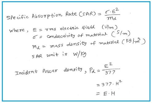 RF exposure calculator equation