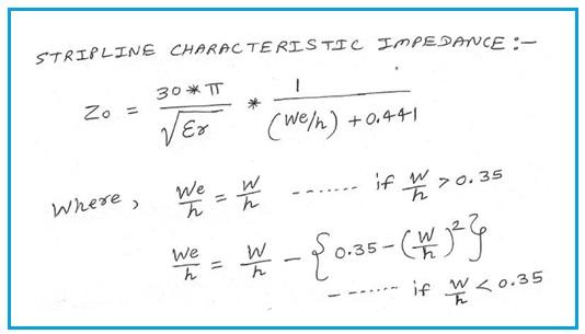 stripline impedance