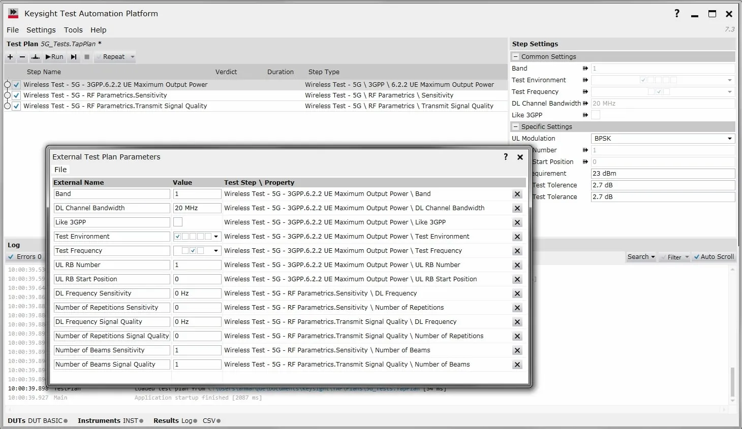 5G RF DVT Toolset