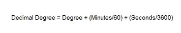 Degrees Minutes Seconds to Decimal Degrees Converter
