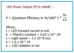 LED Power Output Calculator: Internal Quantum Efficiency Explained