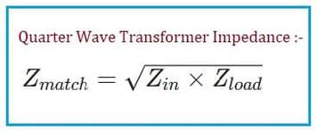 Quarter Wave Transformer Calculator | Impedance Matching Tool