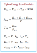 Zigbee Device Lifetime Calculator | Energy Formula