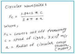 Circular Waveguide Cutoff Frequency Calculator