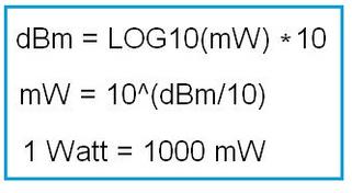dBm to Watts Conversion: Formula and Calculator
