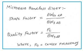 Microwave Band Pass Filter (BPF) Calculator