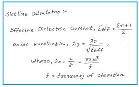 Slotline Calculator: Determine Parameters