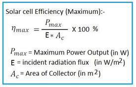 Solar Cell Efficiency Calculator