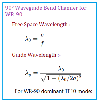 Waveguide Bend Formula