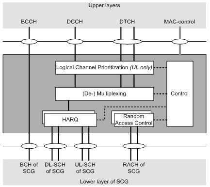 5G NR MAC structure overview,SCG