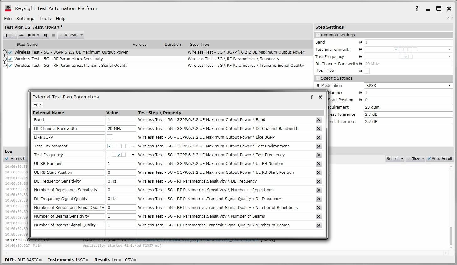 5G RF DVT Toolset