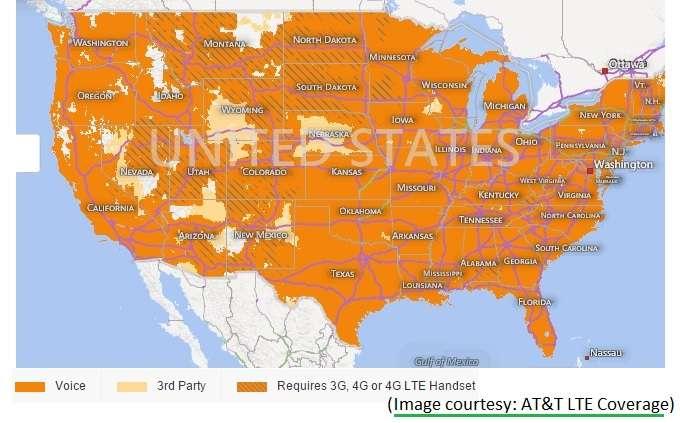 ATT LTE coverage
