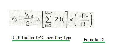 DAC output inverting type equation2