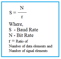 Difference between Bit-rate and Baud-rate