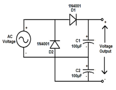 Diode Voltage Multiplier Circuit