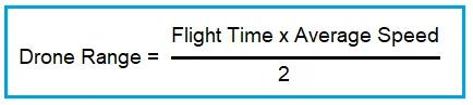 Drone Range Formula