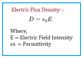 Electric Flux Density Formula