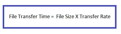 File Transfer Calculator Formula