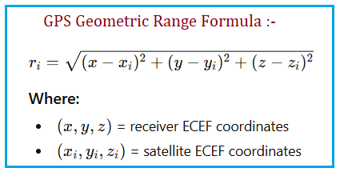 PDOP Calculator & Dilution of Precision Formula | RF Wireless World