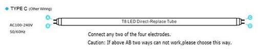 LED tube type-C