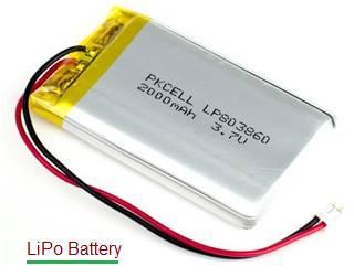 LiPo battery, lithium polymer battery