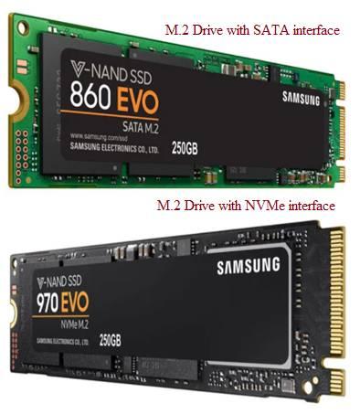 M-2 Drive for SATA and NVMe SSDs