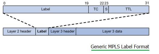 Generic MPLS label format