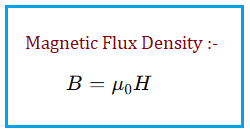 Magnetic Flux Density Formula