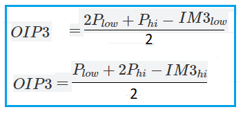 OIP3 formula