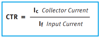 Optocoupler CTR formula