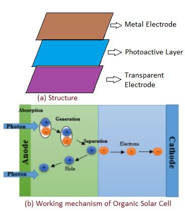 Organic Solar Cell structure and working principle