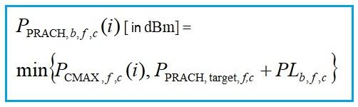 PRACH power control