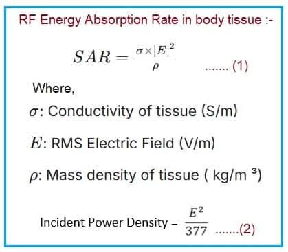 RF Energy Absorption Rate Formula