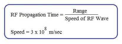 RF propagation time formula