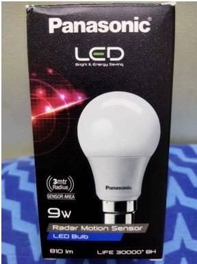Radar Motion Sensor LED Bulb