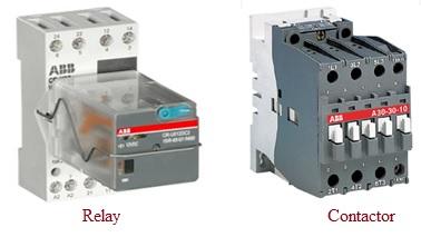 Relay vs Contactor