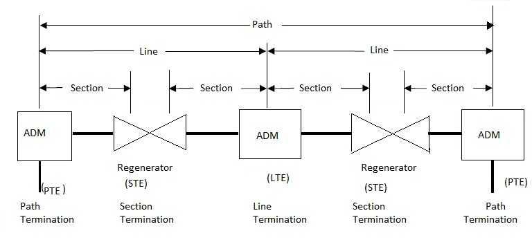 SDH network terminologies