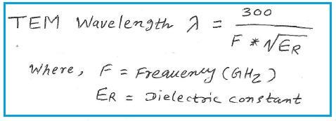 TEM wavelength calculator