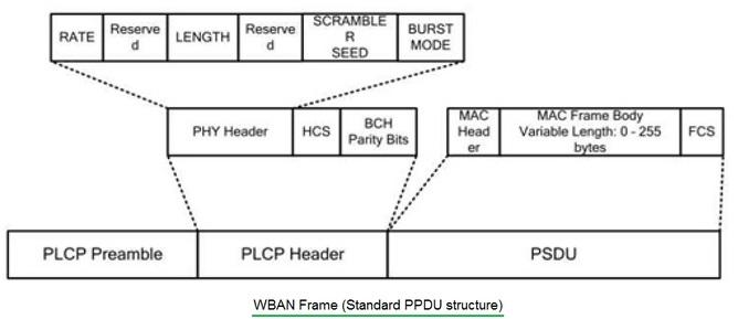 WBAN frame