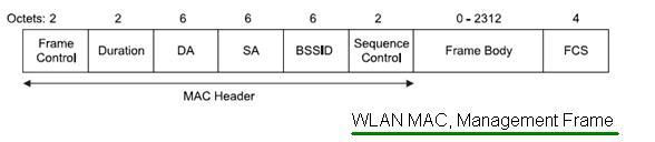WLAN MAC Management Frame