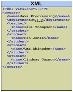 XML script example