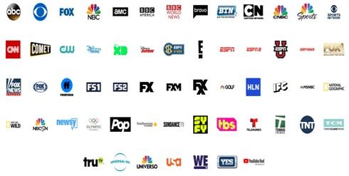 Youtube TV Channels
