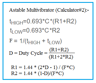 astable multivibrator formula2
