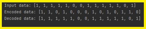 Differential encoder decoder python output