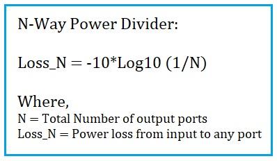 power divider calculator equation