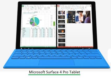 microsoft surface pro 4 tablet