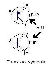 BJT Transistor symbol transistor symbols