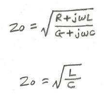 transmission line characteristic impedance